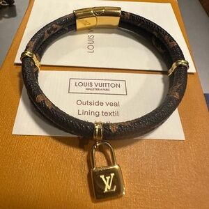 Fashion Leather bracelets  Black and Brown Bracelet with Gold Accents:)
